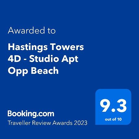 Hastings Towers 4D - Studio Apt Opp Beach Бриджтаун Екстер'єр фото
